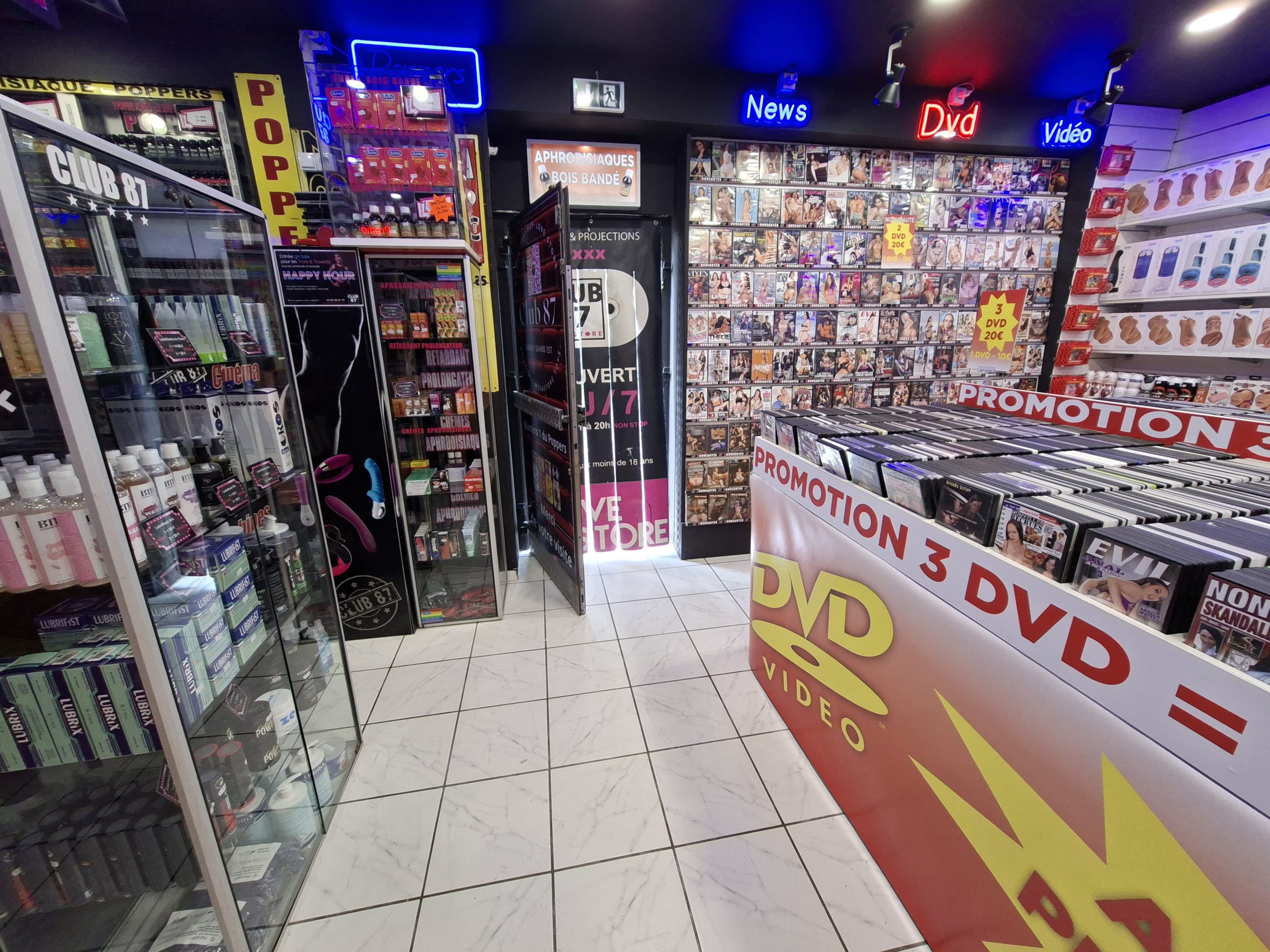 boutique 5 club 87 nancy sexshop